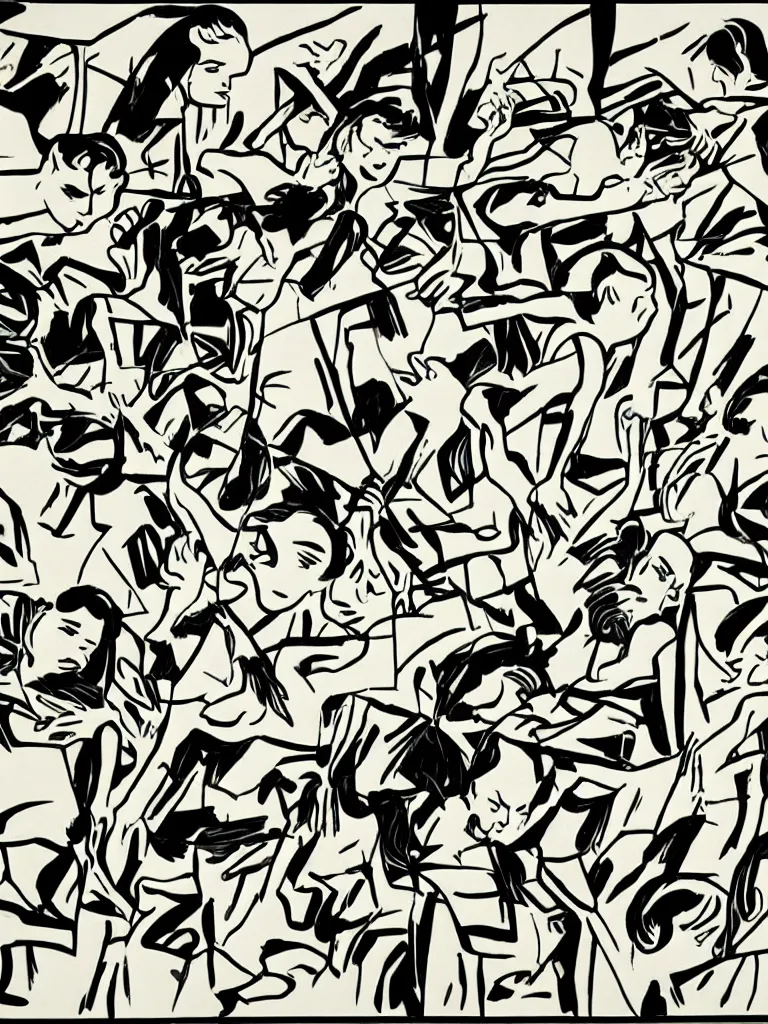 Image similar to multiplicity by Roy Lichtenstein