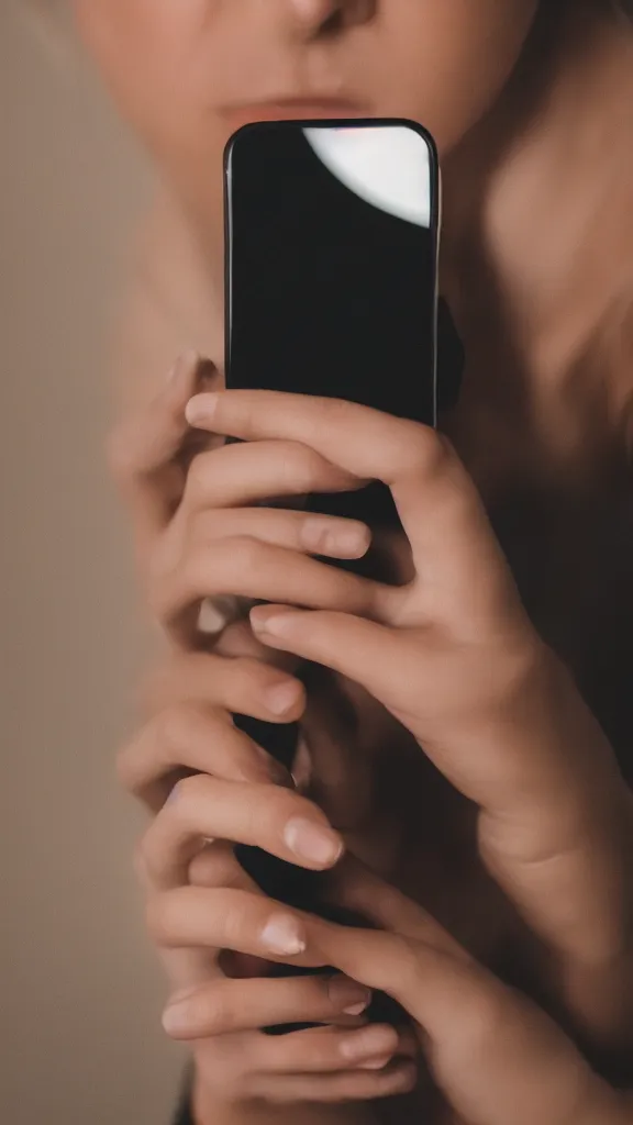 Prompt: phone photo of photorealistic woman's palm, studio photo, 9 0 mm, f / 1. 4