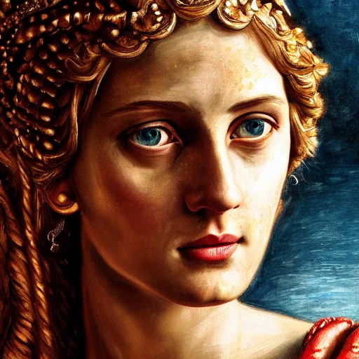 Prompt: Helen of Troy oil on canvas, intricate, portrait, 8k highly professionally detailed, HDR