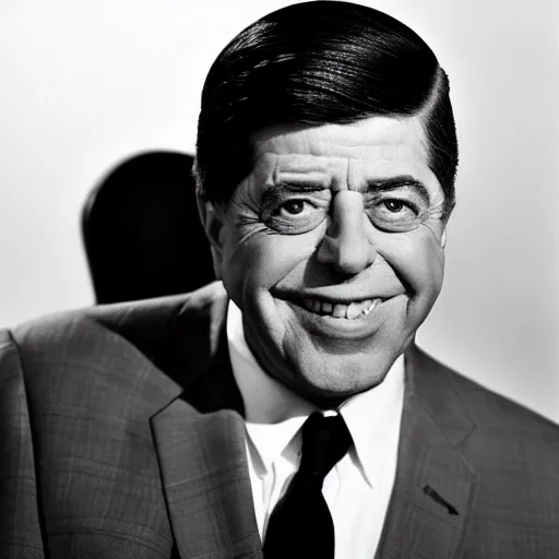 Prompt: jerry lewis portrait photography