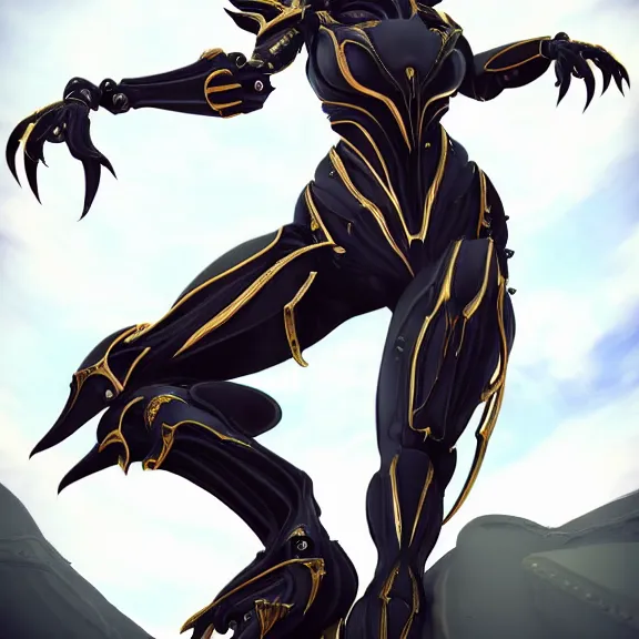 Image similar to highly detailed giantess shot exquisite warframe fanart, looking up at a giant 500 foot tall beautiful stunning saryn prime female warframe, as a stunning anthropomorphic robot female dragon, looming over you, posing elegantly, proportionally accurate, anatomically correct, sharp claws, two arms, two legs, camera close to the legs and feet, giantess shot, upward shot, ground view shot, leg and thigh shot, epic shot, high quality, captura, realistic, professional digital art, high end digital art, furry art, macro art, giantess art, anthro art, DeviantArt, artstation, Furaffinity, 3D realism, 8k HD render, epic lighting, depth of field