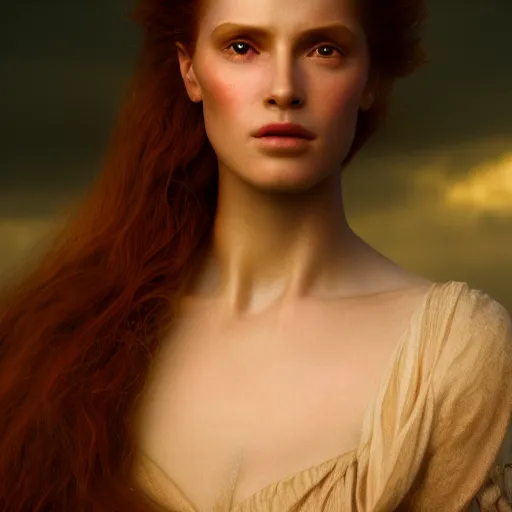 Prompt: photographic portrait of a stunningly beautiful renaissance replicant female in soft dreamy light at sunset, contemporary fashion shoot, by edward robert hughes, annie leibovitz and steve mccurry, david lazar, jimmy nelsson, breathtaking, 8 k resolution, extremely detailed, beautiful, establishing shot, artistic, hyperrealistic, beautiful face, octane render