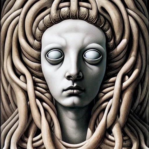 depressive greek medusa, beautiful face, crying, | Stable Diffusion ...