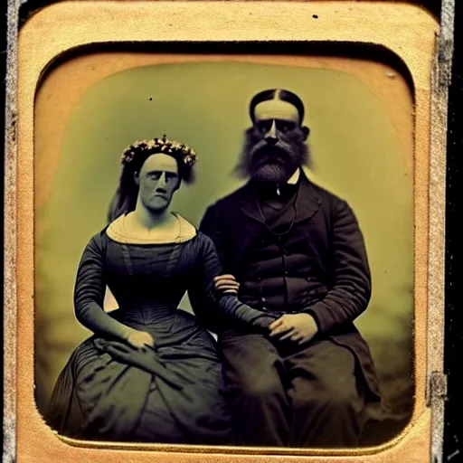 Image similar to tintype photo of homer and marge simpson from the simpsons by julia margaret cameron 1 8 8 0 s, realistic, body shot, sharp focus, 8 k high definition, insanely detailed, intricate, elegant, cherry blossoms, simpsons simpsons simpsons simpsons simpsons simpsons simpsons simpsons