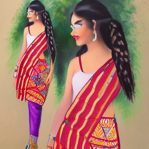 Share 126+ fashion designing saree drawing super hot - seven.edu.vn