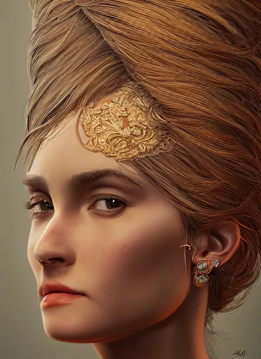 Prompt: portrait of the most beautiful woman in the world, intricate, elegant, highly detailed, photorealistic, trending on artstation, digital art