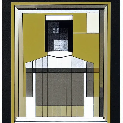 Image similar to Geometrical suprematist art of Walter White, by El Lissitzky