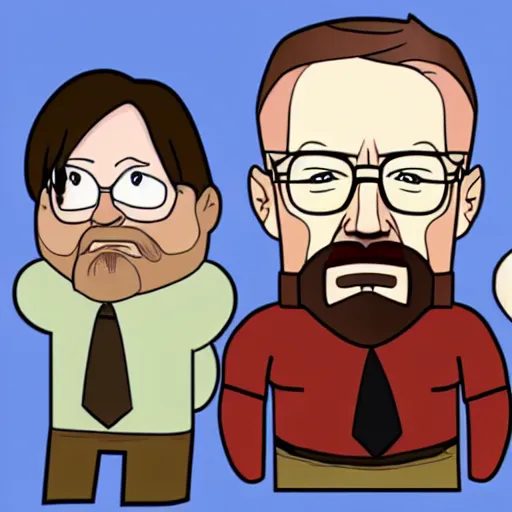 Prompt: Walter White in the art style of a kid's cartoon