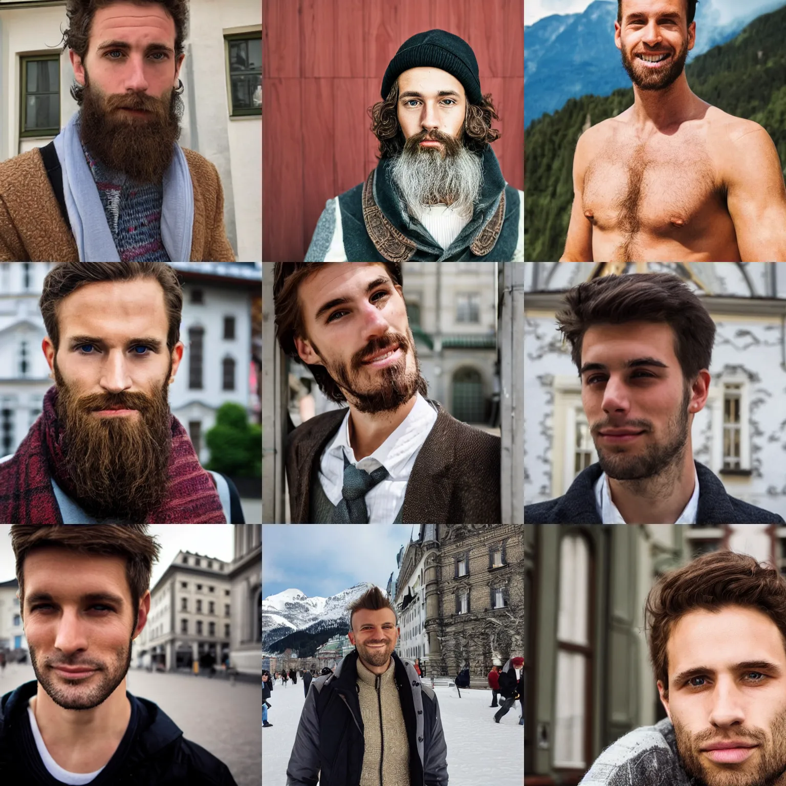 Prompt: a austrian man with typical austrian features