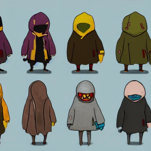 Image similar to little nightmares anesthetic character design