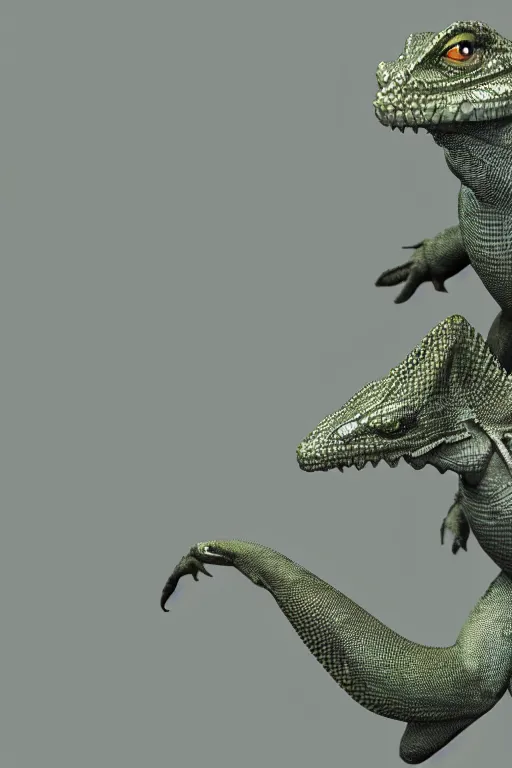 Image similar to lizardman, gray scales, anime, hd,