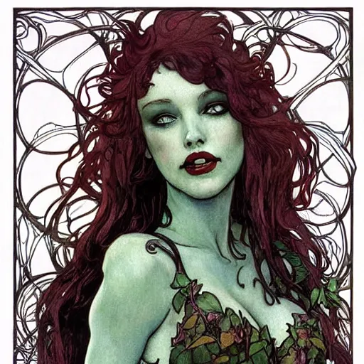 poison ivy painting