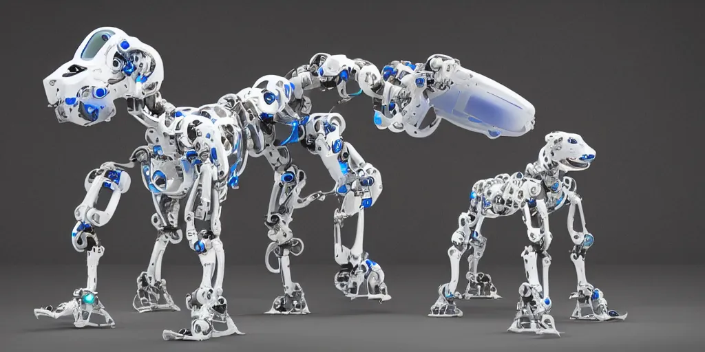 Image similar to photo of cybermorphic robotic animal