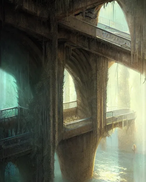 Image similar to troll under a bridge | | terrifying, realistic shaded, fine details, realistic shaded lighting poster by greg rutkowski, diego gisbert llorens, magali villeneuve, artgerm, jeremy lipkin and rob rey