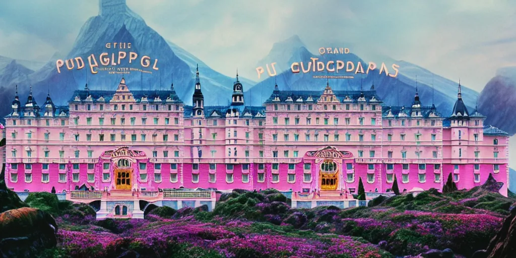 Image similar to The Grand Budapest Hotel, 35mm, Kodak Vision3 200T 5213