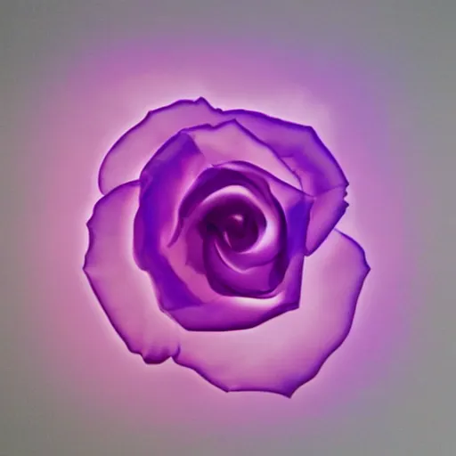 Prompt: rose made of plasma