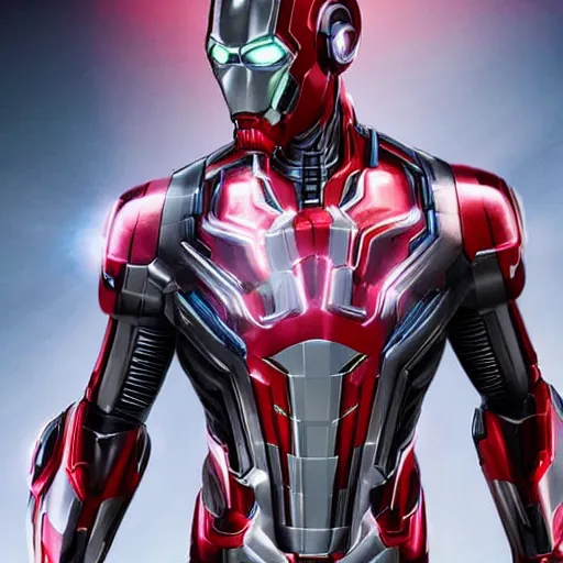 Image similar to still photo of marvel ultron, highly detailed, photorealistic portrait, bright studio setting, studio lighting, crisp quality and light reflections, unreal engine 5 quality render,