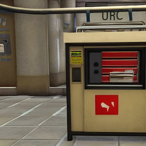 Image similar to macaque paying taxes at the post office, unreal engine 2 graphics