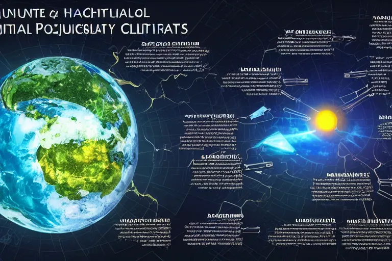 Prompt: detailed infographic depicting humanity's popularity with extraterrestrial cultures, digital display, highly detailed, full color, crisp detailed 3 d render, visualization