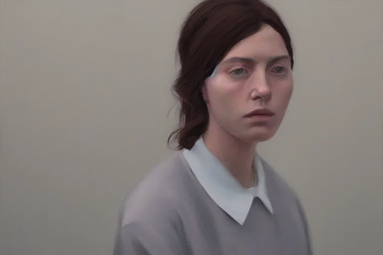 Image similar to woman portrait artwork by tim eitel