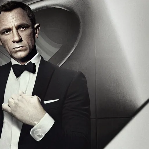 Image similar to james bond by zack snyder