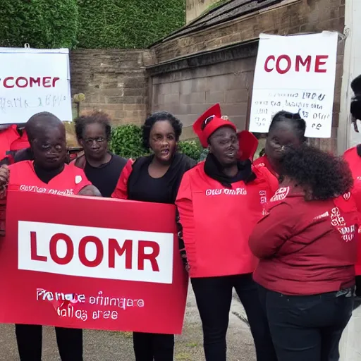 Image similar to comer rouge having a meeting to organise labour