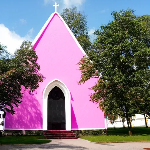 Image similar to pink church