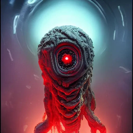 Prompt: horrific Lovecraftian space horror monster, 8k