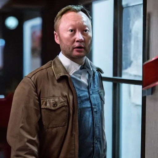 Image similar to Limmy in Prey, movie stills photography