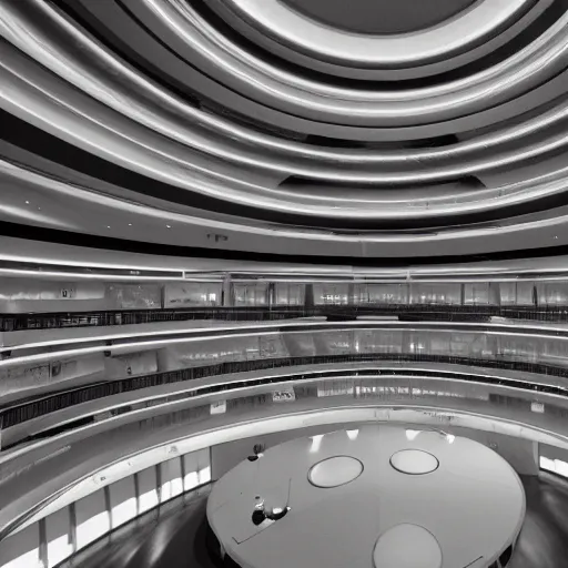 Image similar to interior of an alien mothership, foreign architecture, never seen before