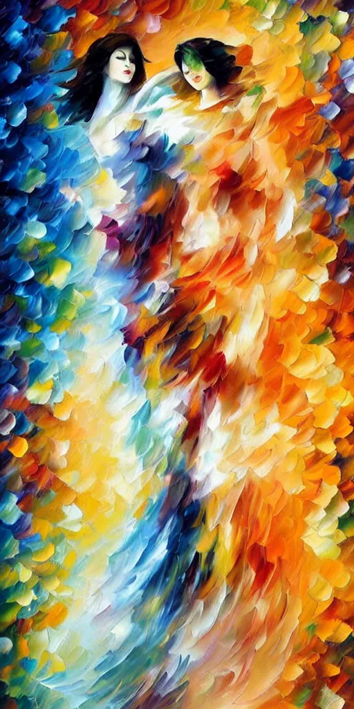 Image similar to love by leonid afremov and hsiao - ron cheng