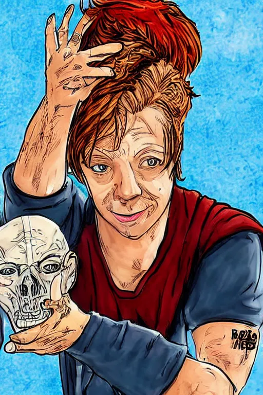 Image similar to Rupert Grint as Doc Oc, by Todd McFarlane