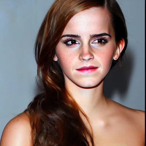 Image similar to emma watson mixed with kim kardashian