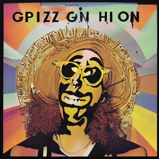 Prompt: golden hour crazy | album artwork, used lp ( 2 0 0 2 )