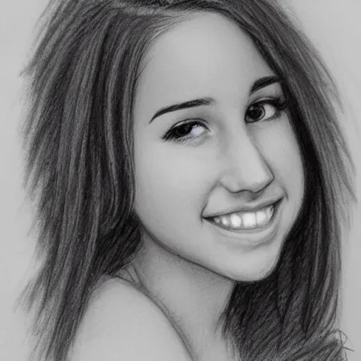 Prompt: milt kahl pencil sketch of angie varona