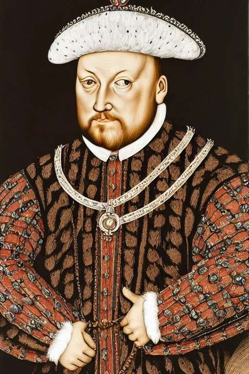 Prompt: photo of king henry viii