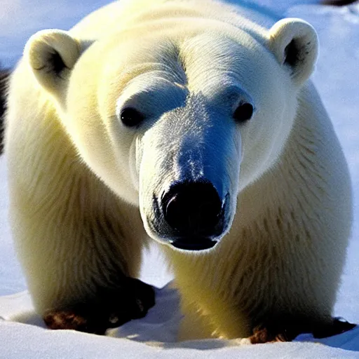 Image similar to bald polar bear