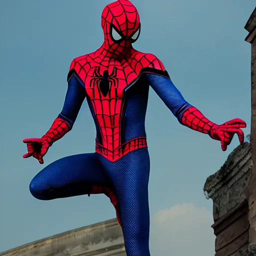 Image similar to Spider-Man from ancient Rome
