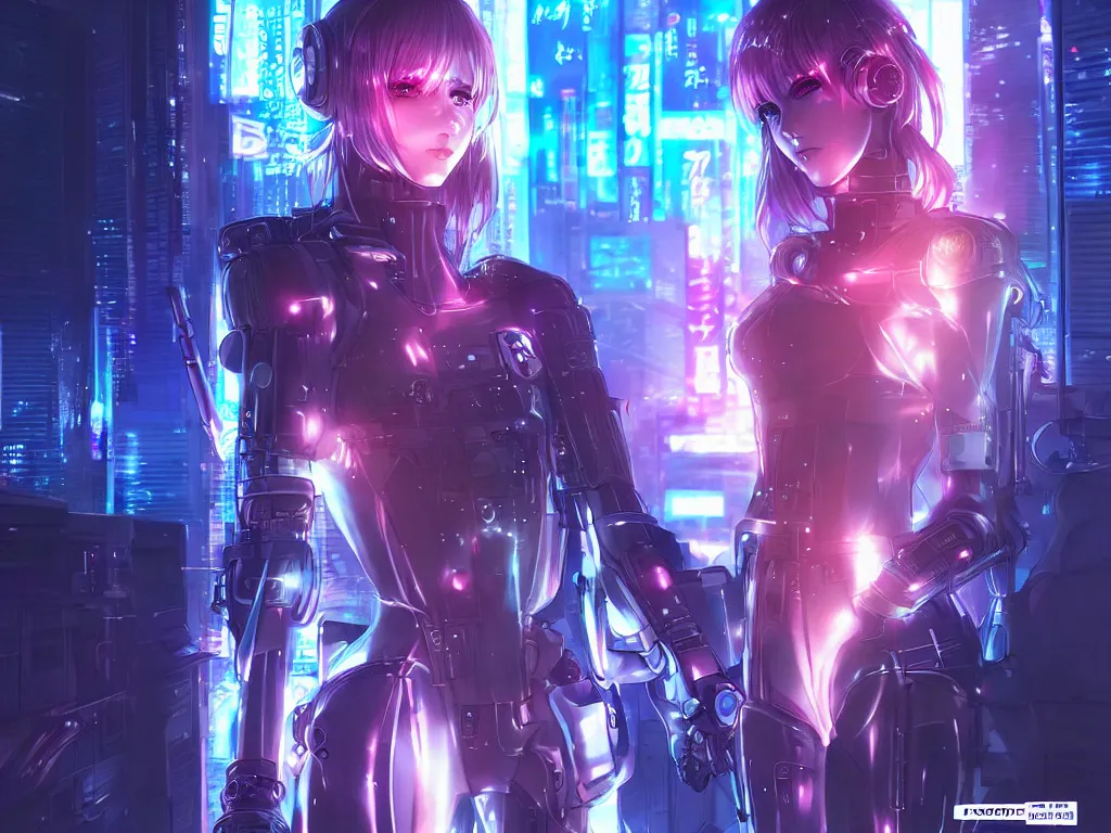 Image similar to portrait anime visual futuristic female cyber police, on cyberpunk neon light tokyo rooftop, ssci - fi and fantasy, intricate and very beautiful, human structure, concept art, sharp focus, anime by rossdraws and magali villeneuve and liya nikorov and luxearte, frostine engine