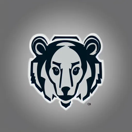 Image similar to concept logo design for a grizzley bears football team