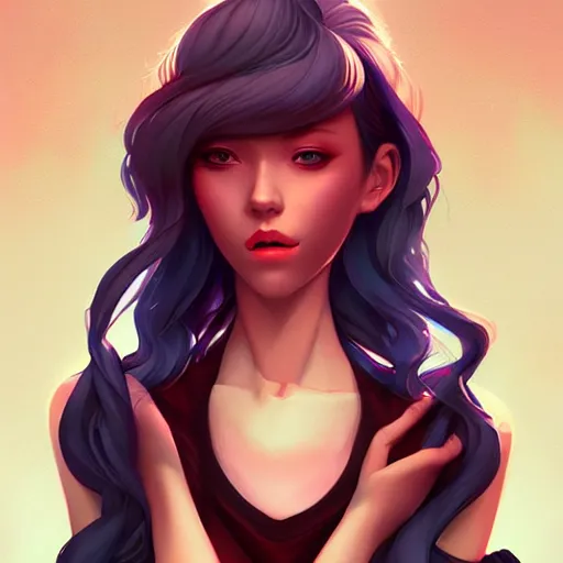 Image similar to a portrait of a beautiful urban woman, art by lois van baarle and loish and ross tran and rossdraws and sam yang and samdoesarts and artgerm, digital art, highly detailed, intricate, sharp focus, Trending on Artstation HQ, deviantart, unreal engine 5, 4K UHD image