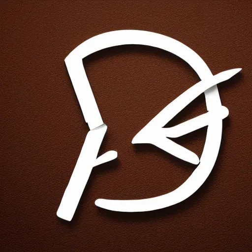 Prompt: a logo with letter T, sharp, bold , white background, trending on artstation, fancy