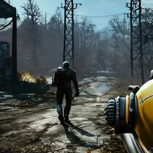 Image similar to farout indie game version of fallout 7 6, real gameplay footage leaked, realistic, hdr, clear image,