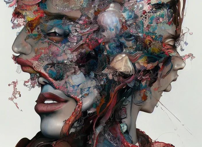 Prompt: monumental portrait soft light painted by yoshitaka amano, and erik jones, inspired by james jean, smooth texture, intricate oil painting, high detail illustration, sharp high detail, manga and anime 1 9 9 9