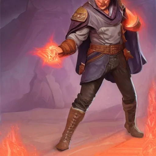 Image similar to Liam Neeson as Burl Gage, Antimage, iconic Character illustration by Wayne Reynolds for Paizo Pathfinder RPG