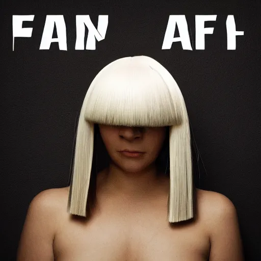 Prompt: sia 1000 forms of fear album cover