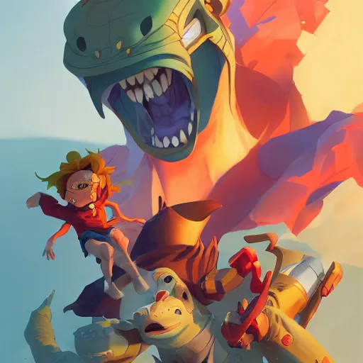 Image similar to hero world mighty max, behance hd by jesper ejsing, by rhads, makoto shinkai and lois van baarle, ilya kuvshinov, rossdraws global illumination