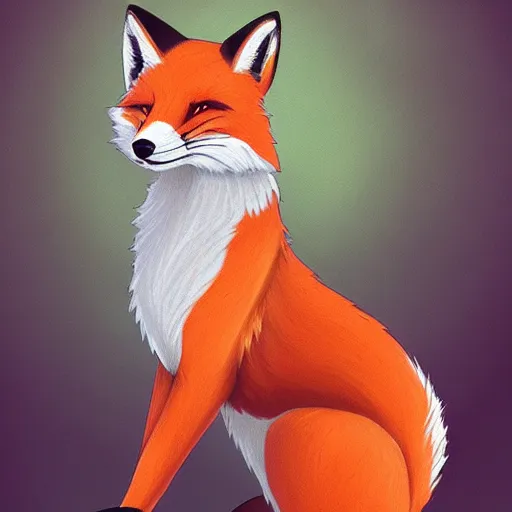 Prompt: fox, furry art artstation