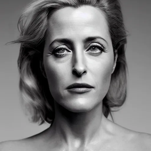 Prompt: gillian anderson by aykut aydogdu