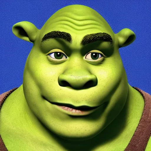 Prompt: shrek but blue, full hd, high resolution, very detailed, portrait, 8 k